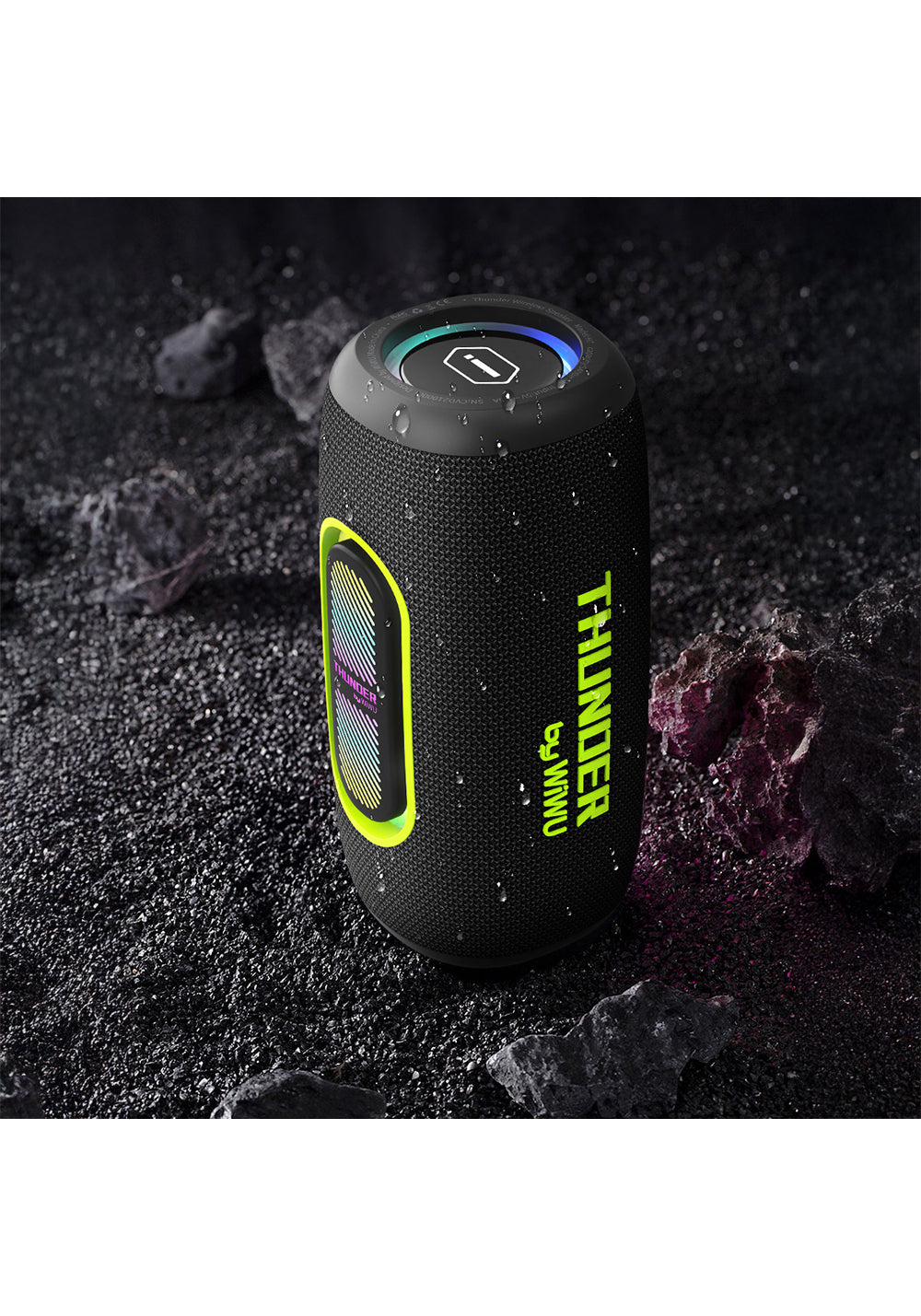 Wiwu H7 RGB Işıklı Askılı TWS Bluetooth Speaker Hoparlör v5.3 40W