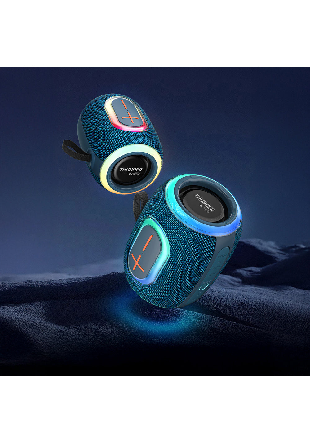 Wiwu H9 RGB Işıklı Askılı TWS Bluetooth Speaker Hoparlör v5.3 10W
