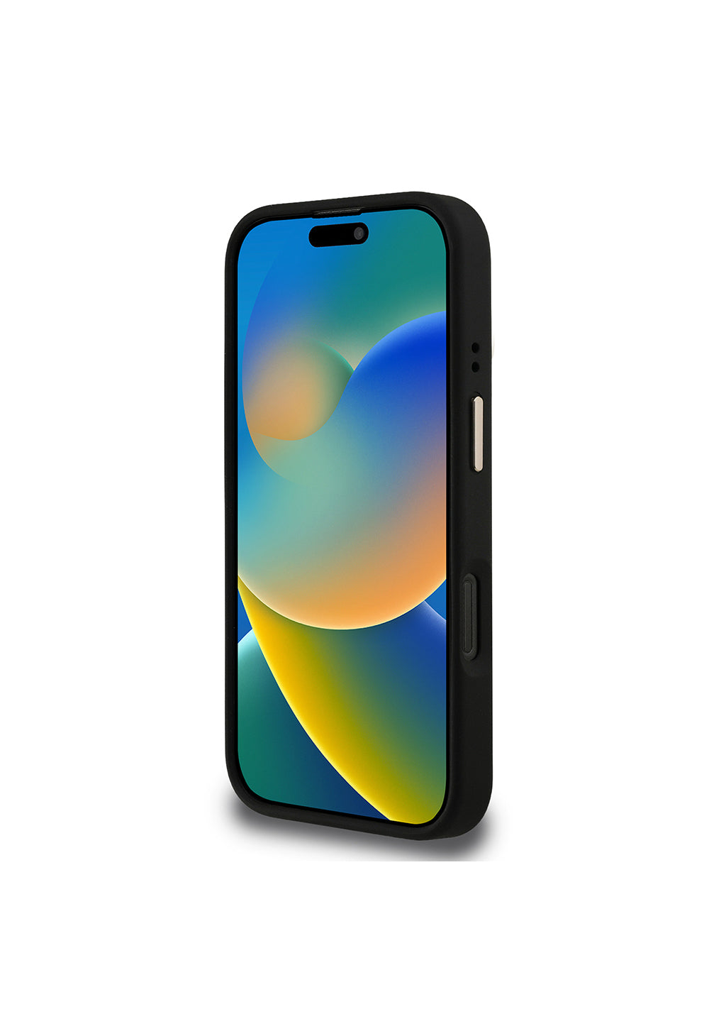Apple iPhone 16 Pro Max Kılıf Guess Orijinal Lisanslı PU Deri Taşlı Üçgen Logo 4G Desenli Kamera Standlı Kapak