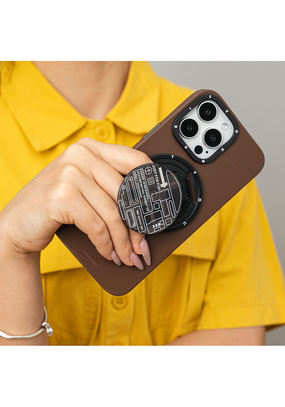 Youngkit Telefon ve Tabletler için Magnetik Ring Stand