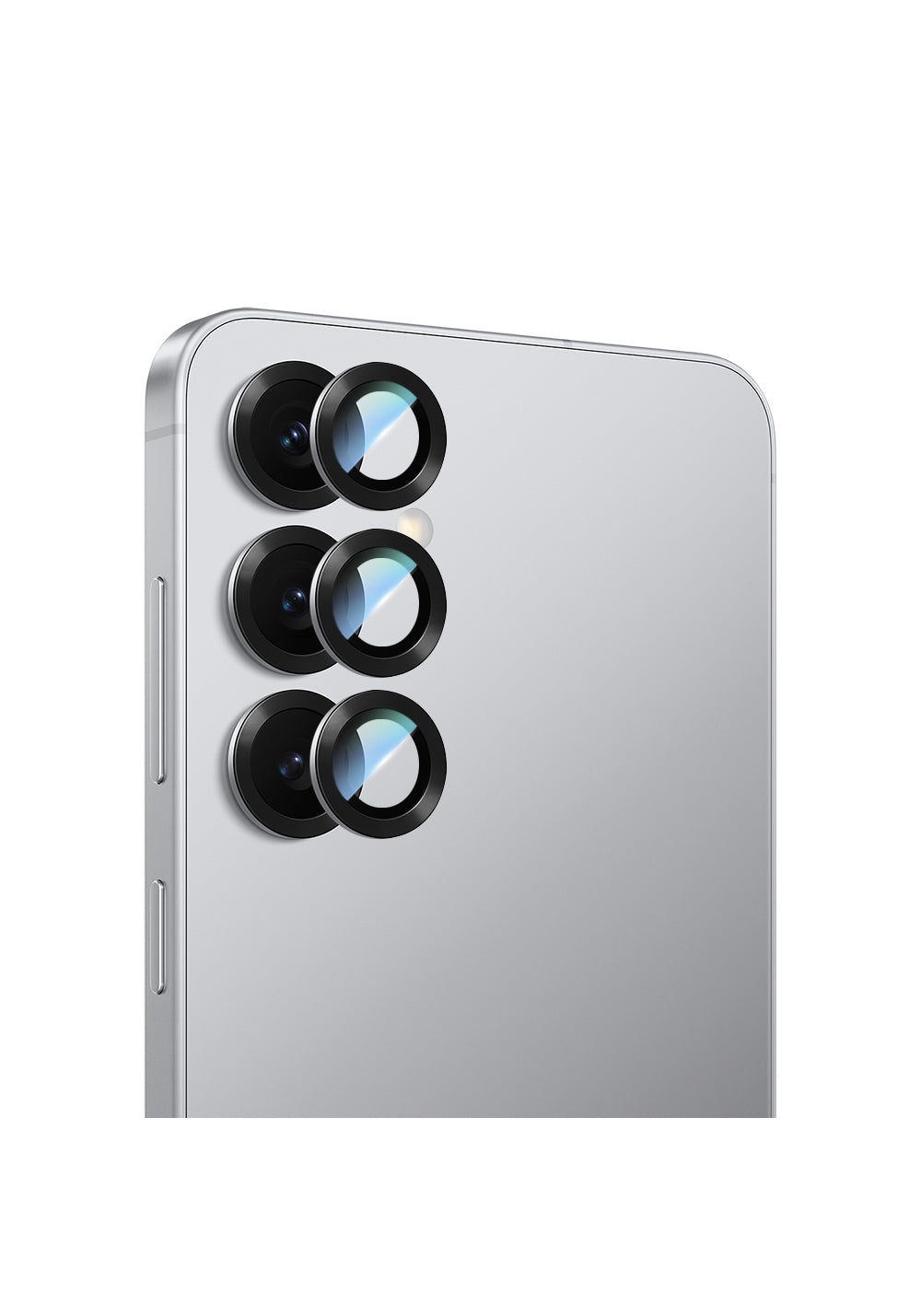 Galaxy S25 CaseWorld Alloy Serisi Oleofobik Anti Reflective Kamera Lens Koruyucu