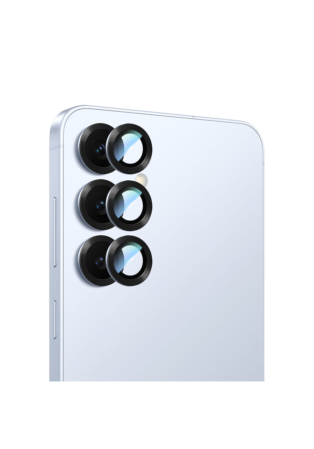 Galaxy S25 CaseWorld Alloy Serisi Oleofobik Anti Reflective Kamera Lens Koruyucu