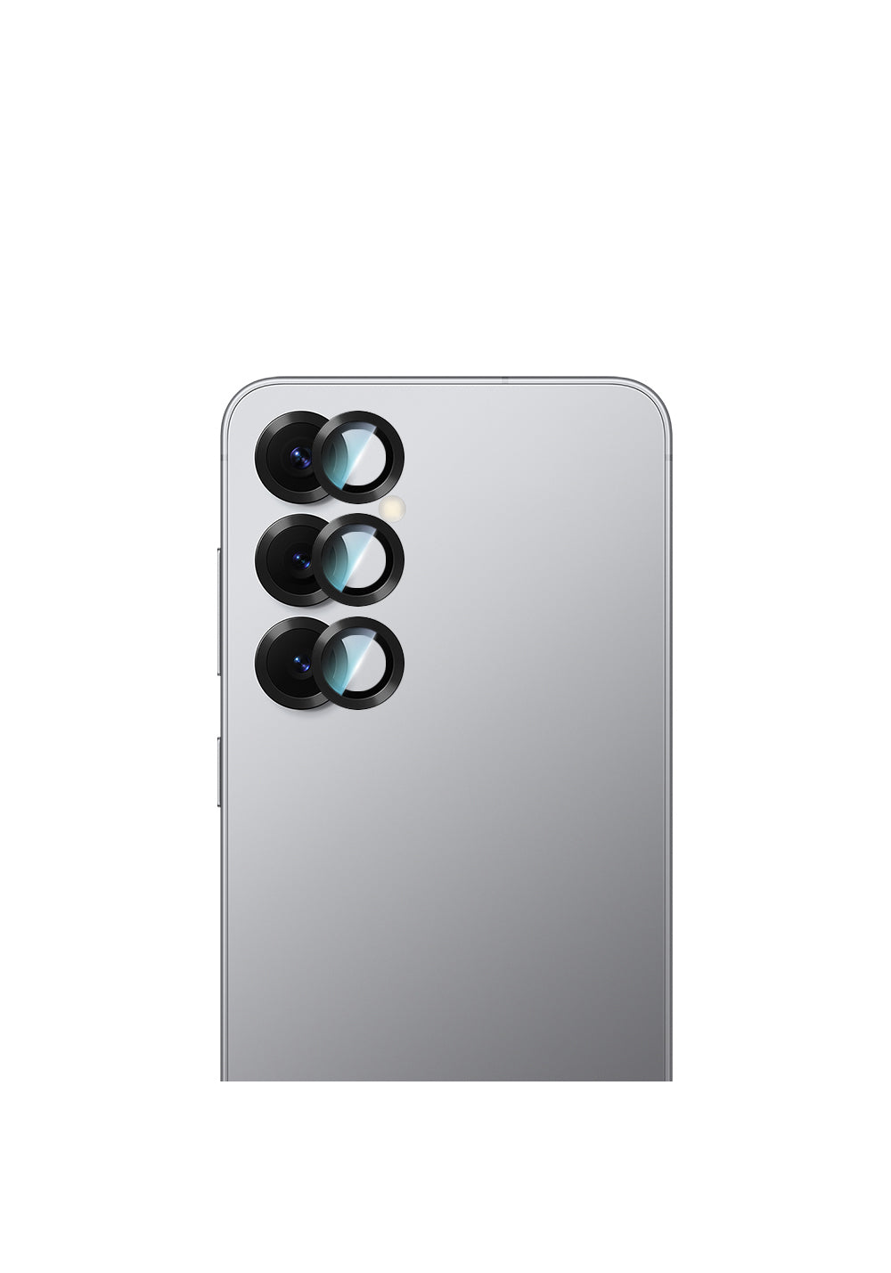 Galaxy S25 CaseWorld Alloy Serisi Oleofobik Anti Reflective Kamera Lens Koruyucu