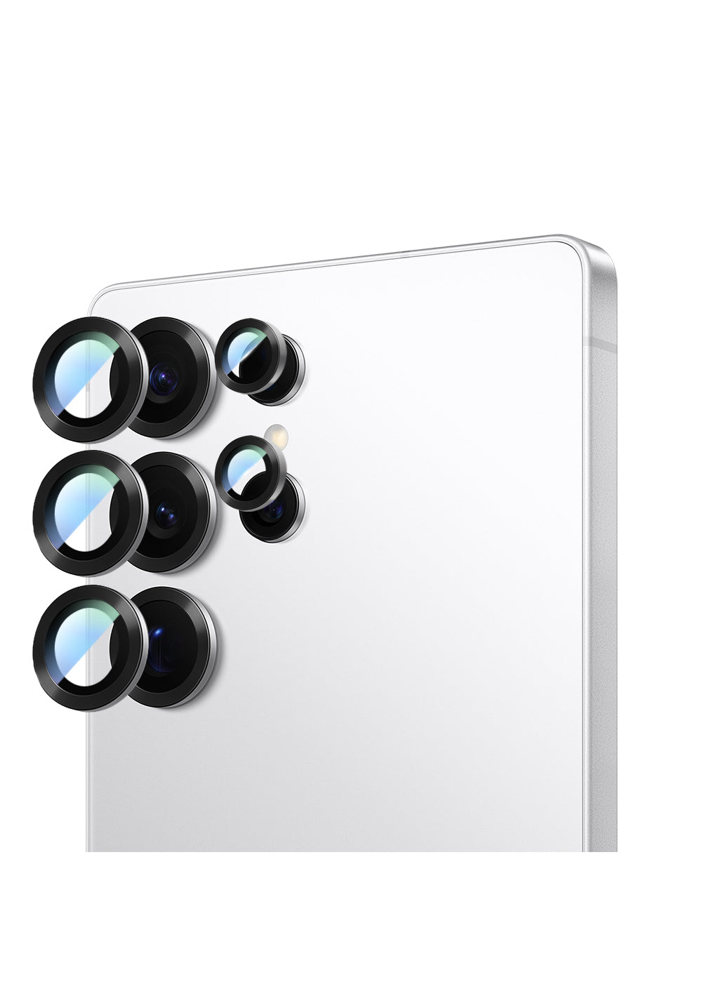 Galaxy S25 Ultra CaseWorld Alloy Serisi Oleofobik Anti Reflective Kamera Lens Koruyucu