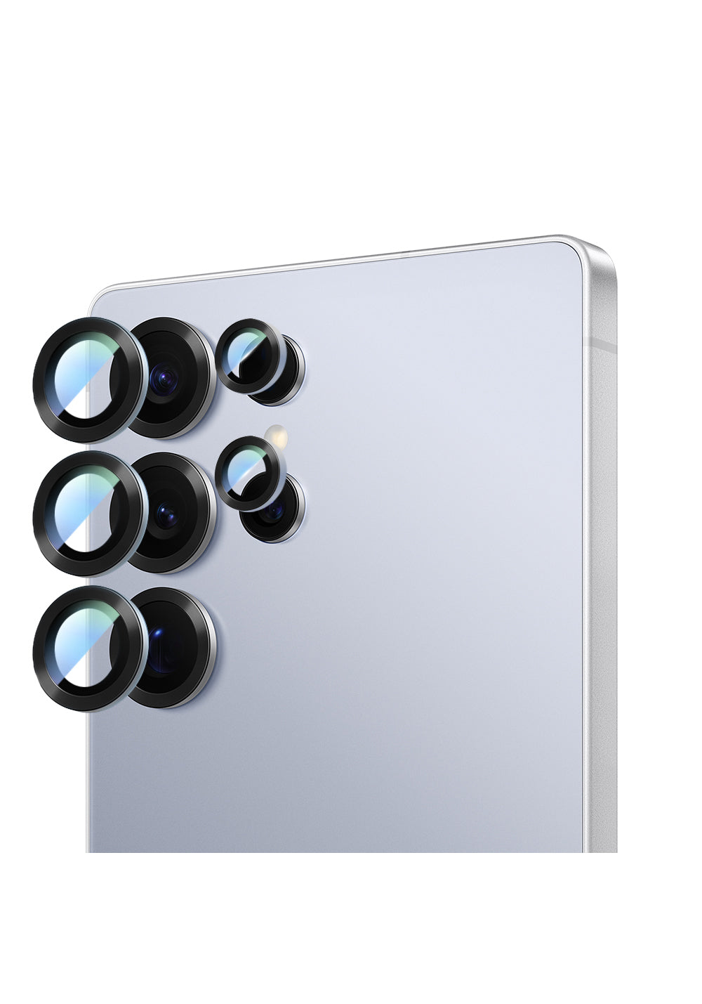 Galaxy S25 Ultra CaseWorld Alloy Serisi Oleofobik Anti Reflective Kamera Lens Koruyucu