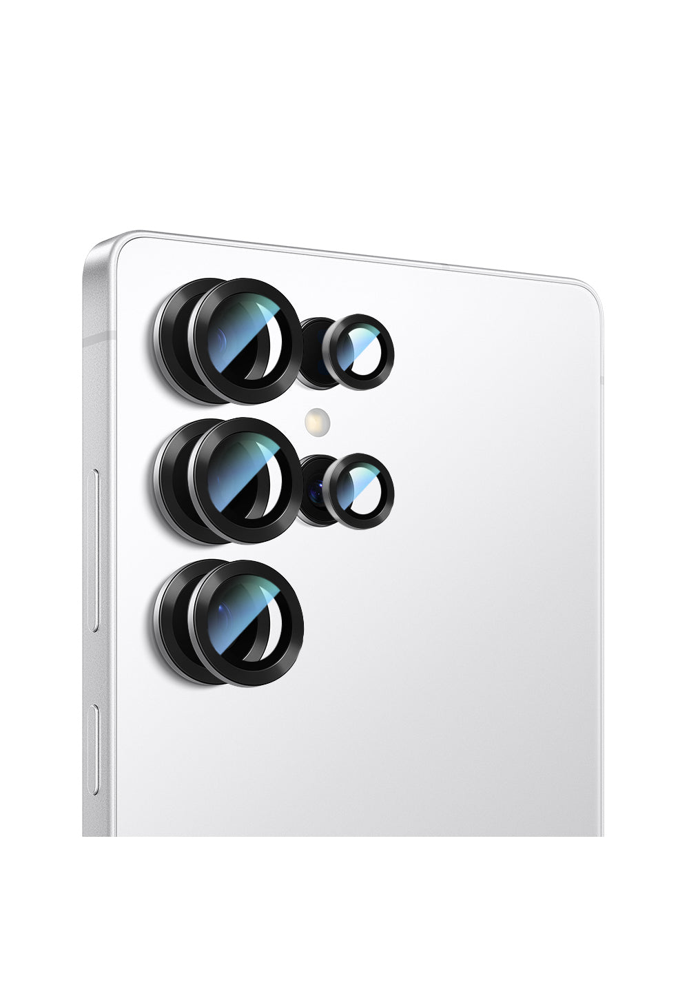 Galaxy S25 Ultra CaseWorld Alloy Serisi Oleofobik Anti Reflective Kamera Lens Koruyucu