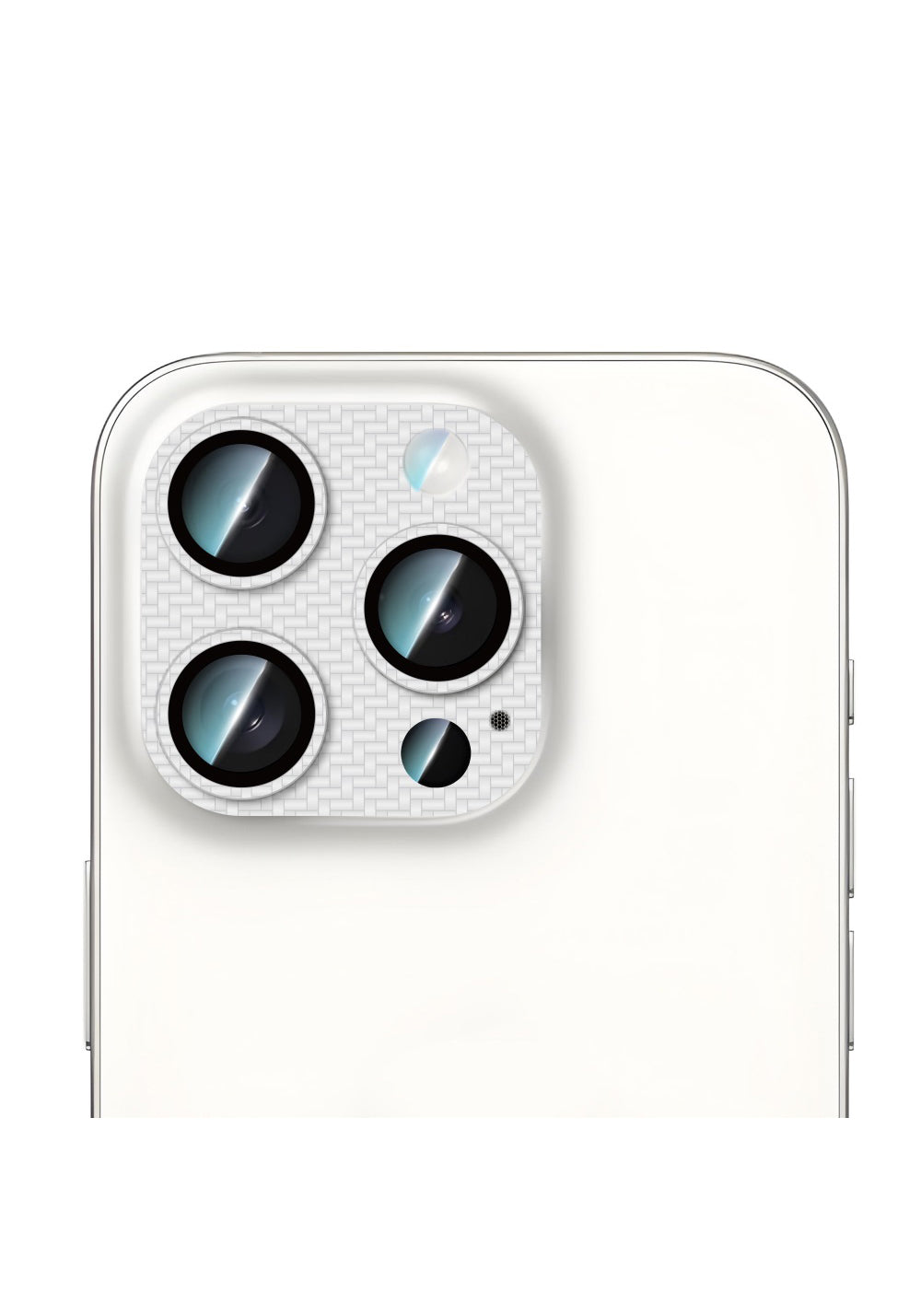 Apple iPhone 16 Pro Max CaseWorld Karbon Fiber Serisi Anti Reflective Ultra Clear Full Kamera Lens Koruyucu