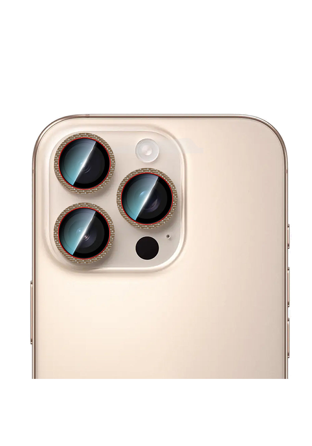 Apple iPhone 16 Pro Max CaseWorld Karbon Fiber Serisi Anti Reflective Ultra Clear Kamera Lens Koruyucu