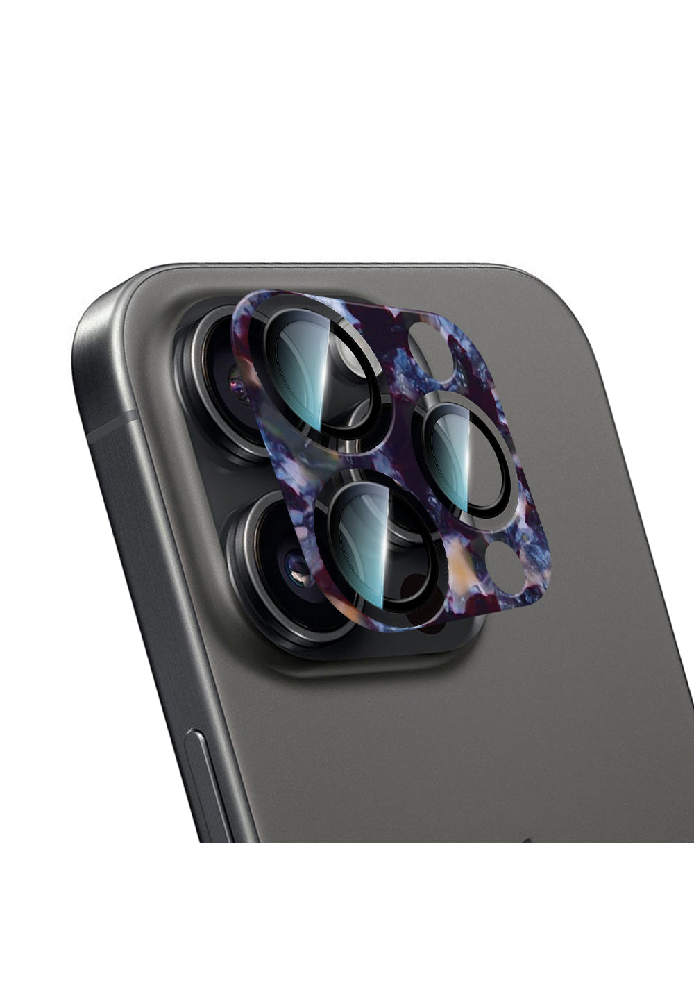 Apple iPhone 16 Pro Max CaseWorld Crystal Color Serisi Full Kamera Lens Koruyucu