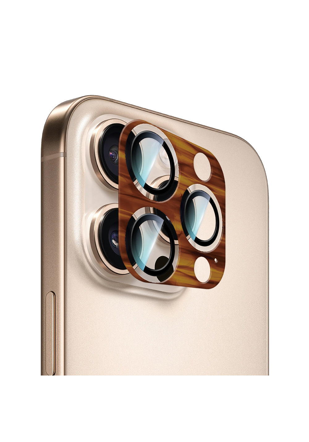 Apple iPhone 16 Pro Max CaseWorld Crystal Color Serisi Full Kamera Lens Koruyucu