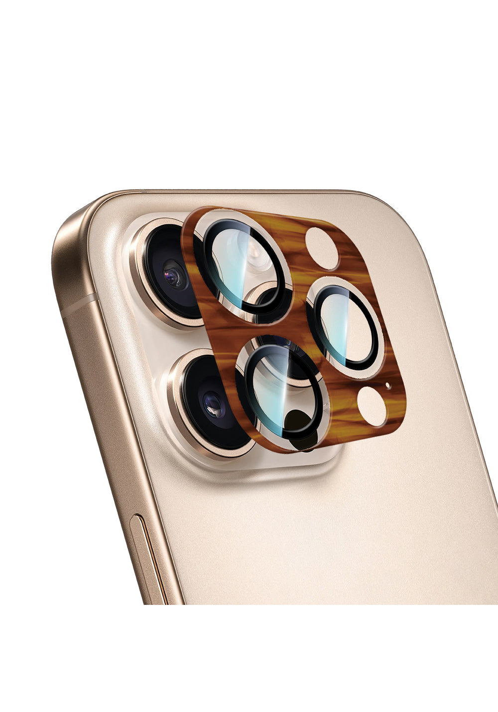 Apple iPhone 16 Pro Max CaseWorld Crystal Color Serisi Full Kamera Lens Koruyucu