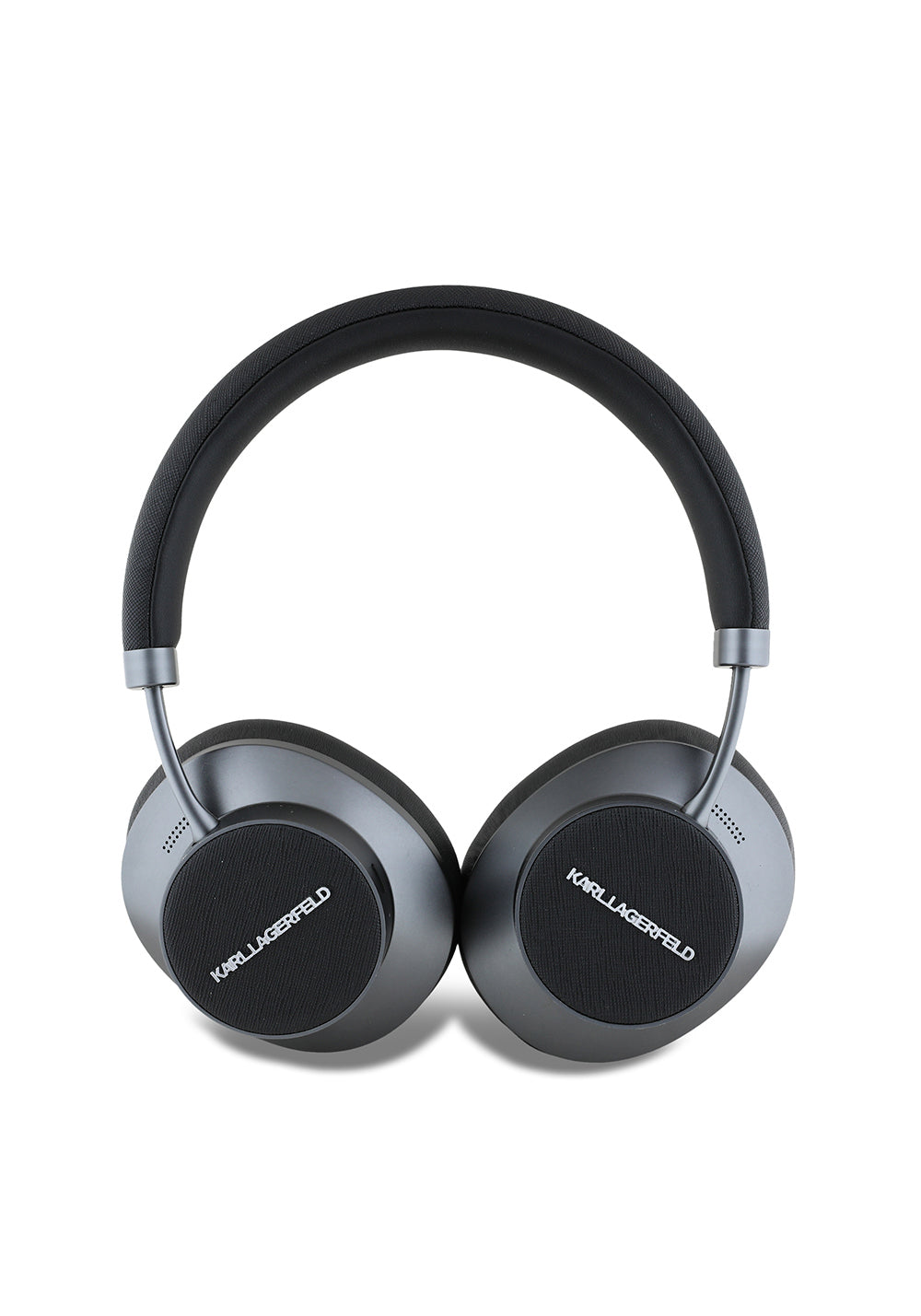 Karl Lagerfeld Orijinal Lisanslı ANC/ENC Özellikli KL Yazı Logolu Saffiano Serisi Kulak Üstü Bluetooth Kulaklık v5.3