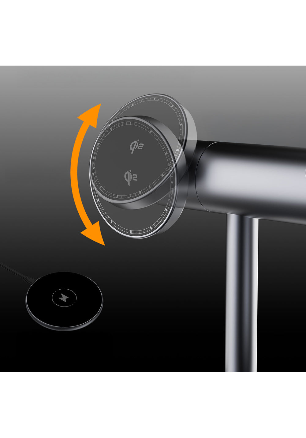 Lenyes PW319 Qi2 Şarj Teknolojili Ambiyans Işıklı Telefon&Akıllı Saat&Kulaklık 15W 3in1 Kablosuz Şarj Standı