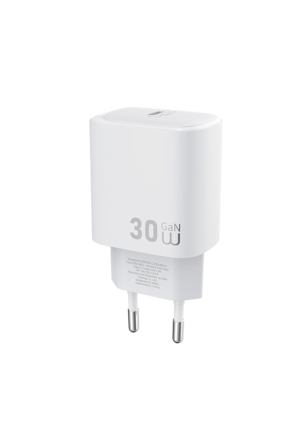 Wiwu Wi-G008 Essen Serisi GaN Tech PD Hızlı Şarj Özellikli Şarj Başlığı 30W