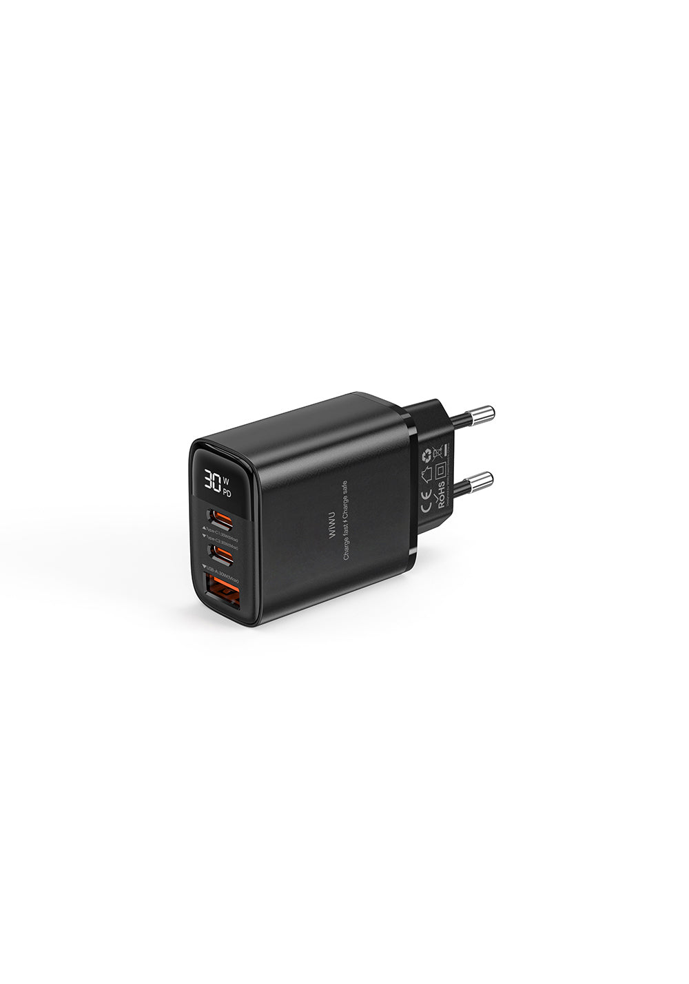 Wiwu Wi-G010 Firefly Serisi GaN Tech PD Hızlı Şarj Özellikli Şarj Başlığı 30W