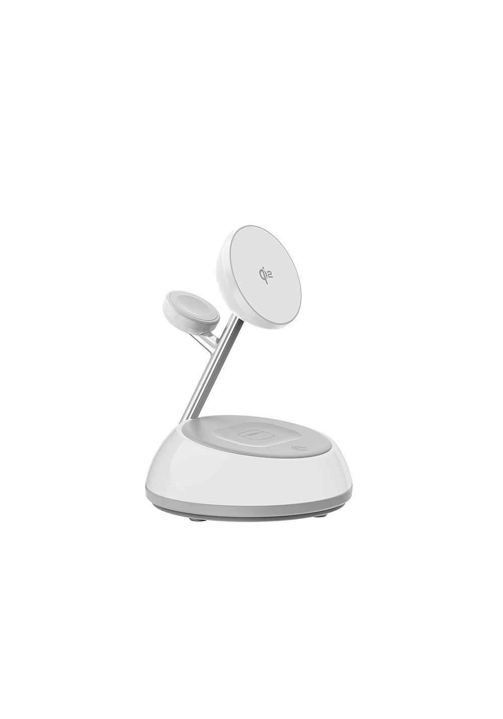 Wiwu Wi-W036 Qi2 3 in 1 Magnetik Hızlı Şarj Özellikli Ambiyans Işıklı Kablosuz Şarj Standı 15W