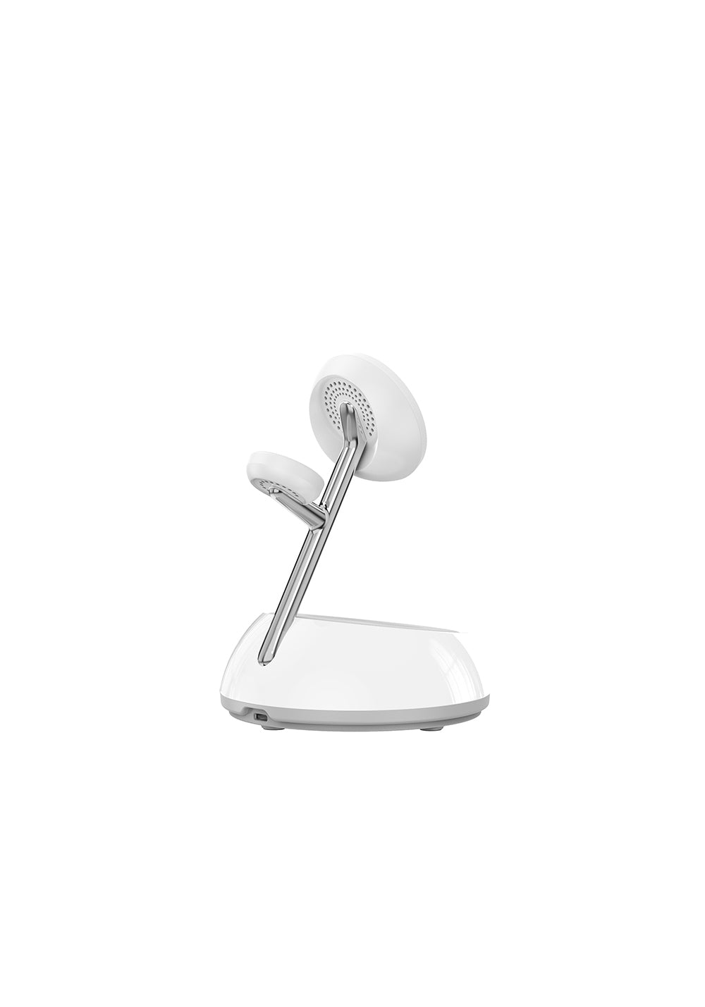 Wiwu Wi-W036 Qi2 3 in 1 Magnetik Hızlı Şarj Özellikli Ambiyans Işıklı Kablosuz Şarj Standı 15W