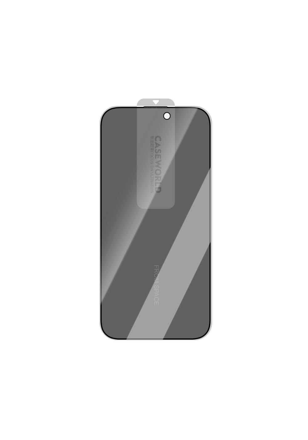 Apple iPhone 16 Pro CaseWorld 0.25mm Privacy 3D Temperli Cam Ekran Koruyucu
