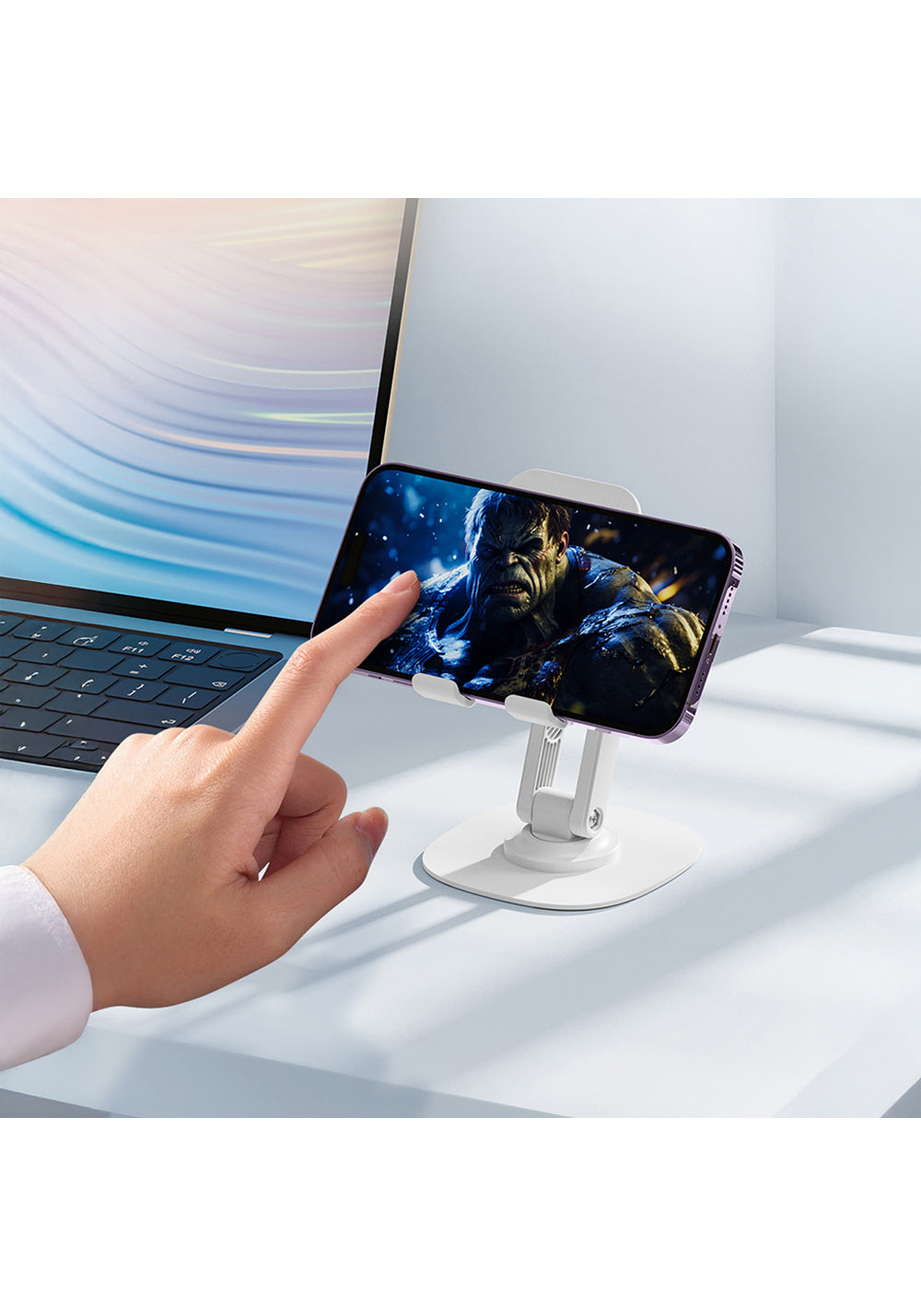 Recci RHO-M20 Ayarlanabilir Katlanabilir 360° Dönebilen Telefon ve Tablet Standı