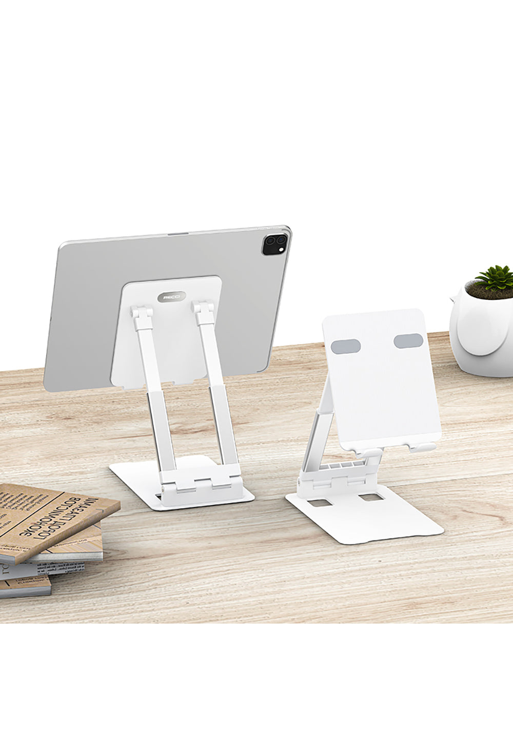 Recci RHO-M08 Ayarlanabilir Katlanabilir 90 Derece Dönebilen Telefon ve Tablet Standı