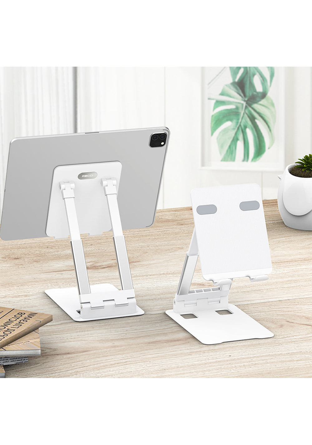 Recci RHO-M08 Ayarlanabilir Katlanabilir 90 Derece Dönebilen Telefon ve Tablet Standı
