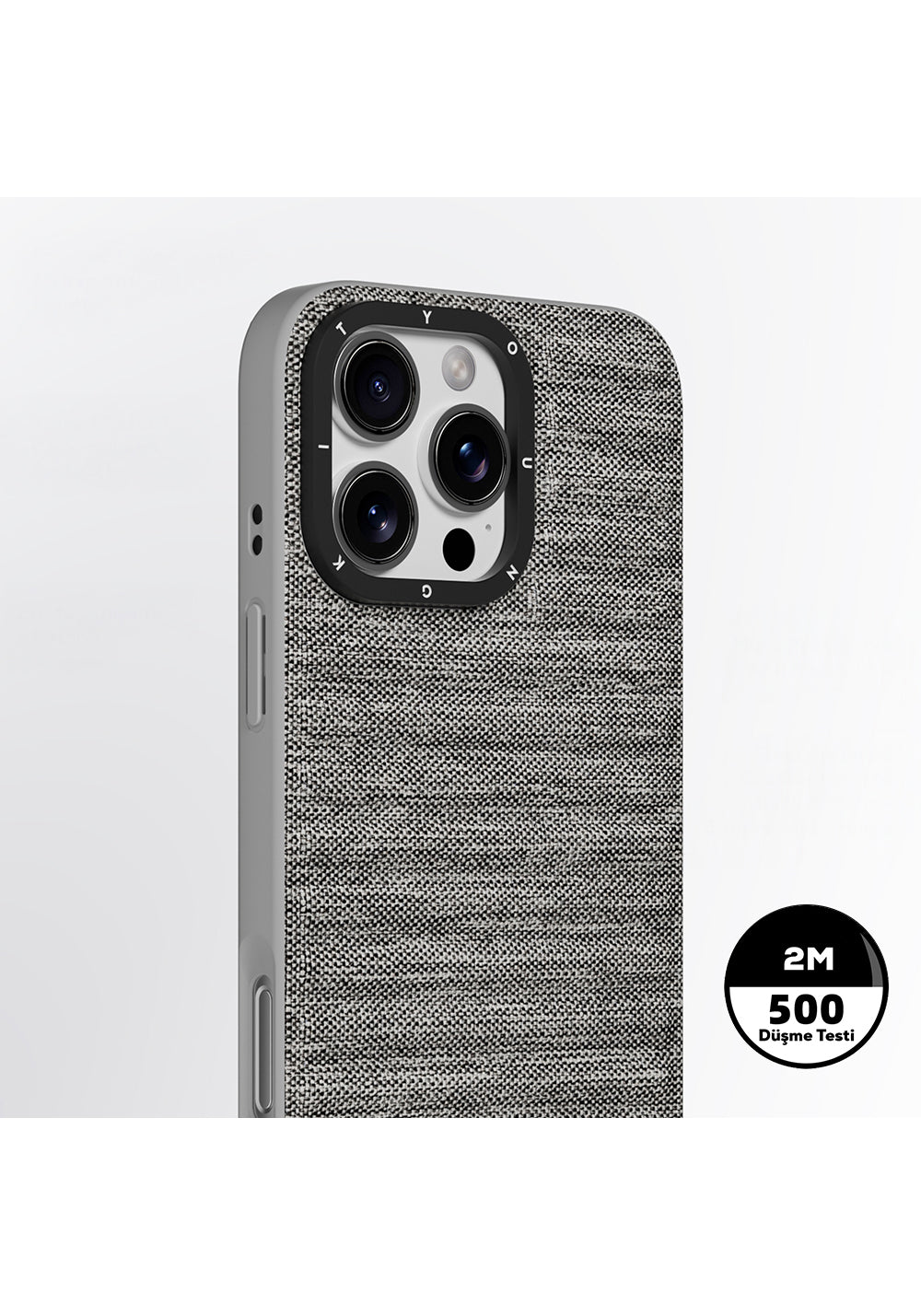 Apple iPhone 16 Pro Kılıf Manyetik Şarj Uyumlu Youngkit Canvas Serisi Kapak