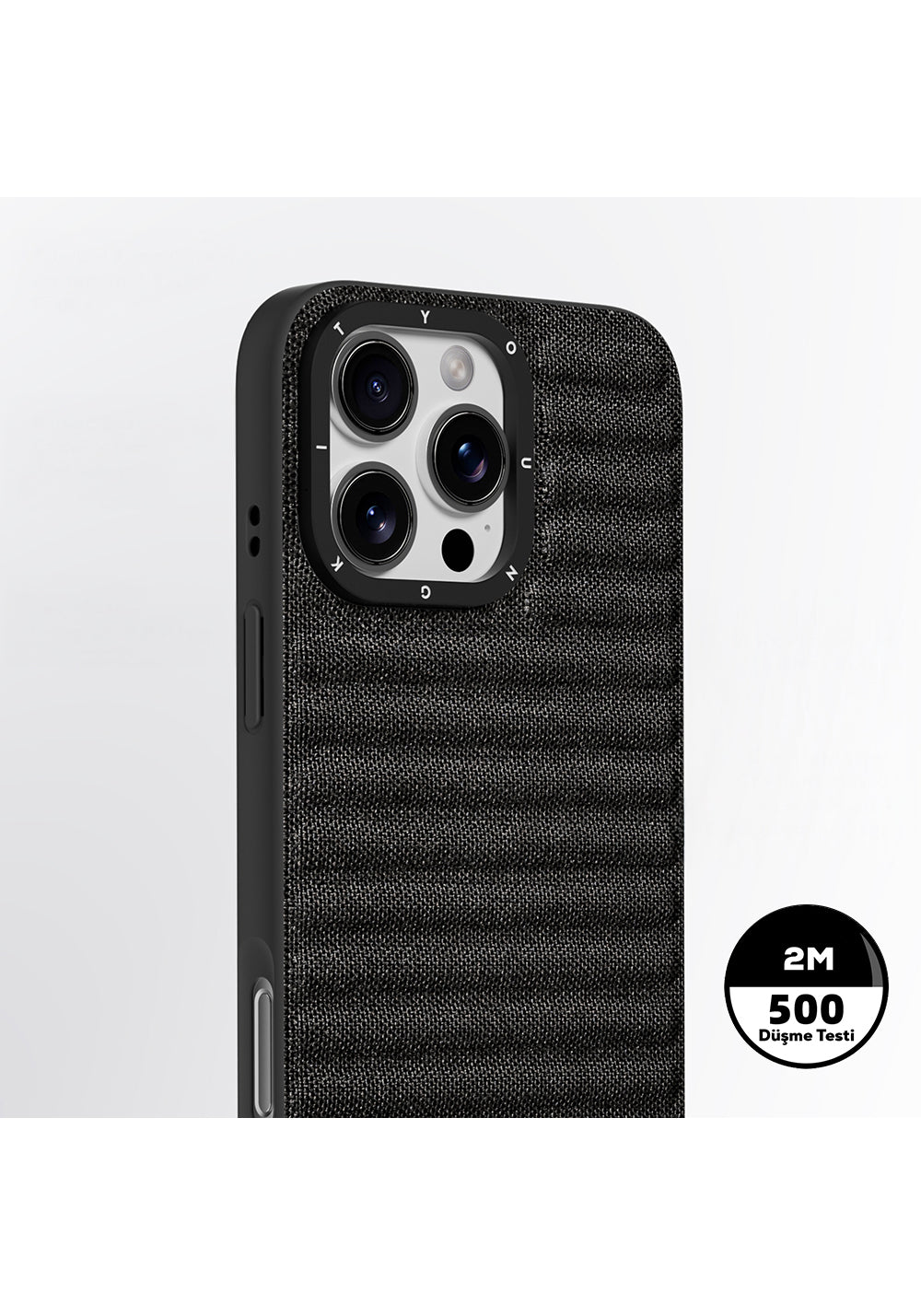 Apple iPhone 16 Pro Kılıf Manyetik Şarj Uyumlu Youngkit Canvas Serisi Kapak