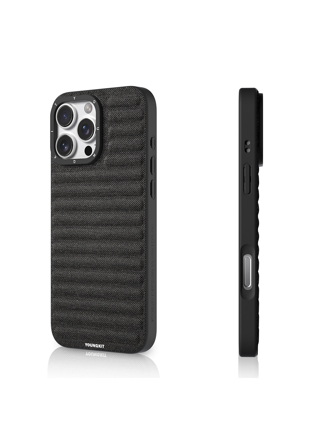 Apple iPhone 16 Pro Kılıf Manyetik Şarj Uyumlu Youngkit Canvas Serisi Kapak