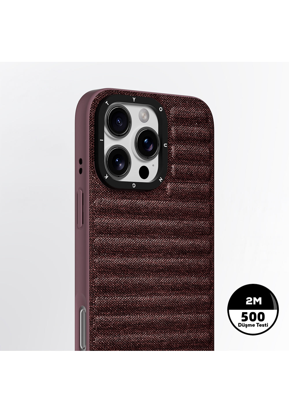 Apple iPhone 16 Pro Max Kılıf Manyetik Şarj Uyumlu Youngkit Canvas Serisi Kapak