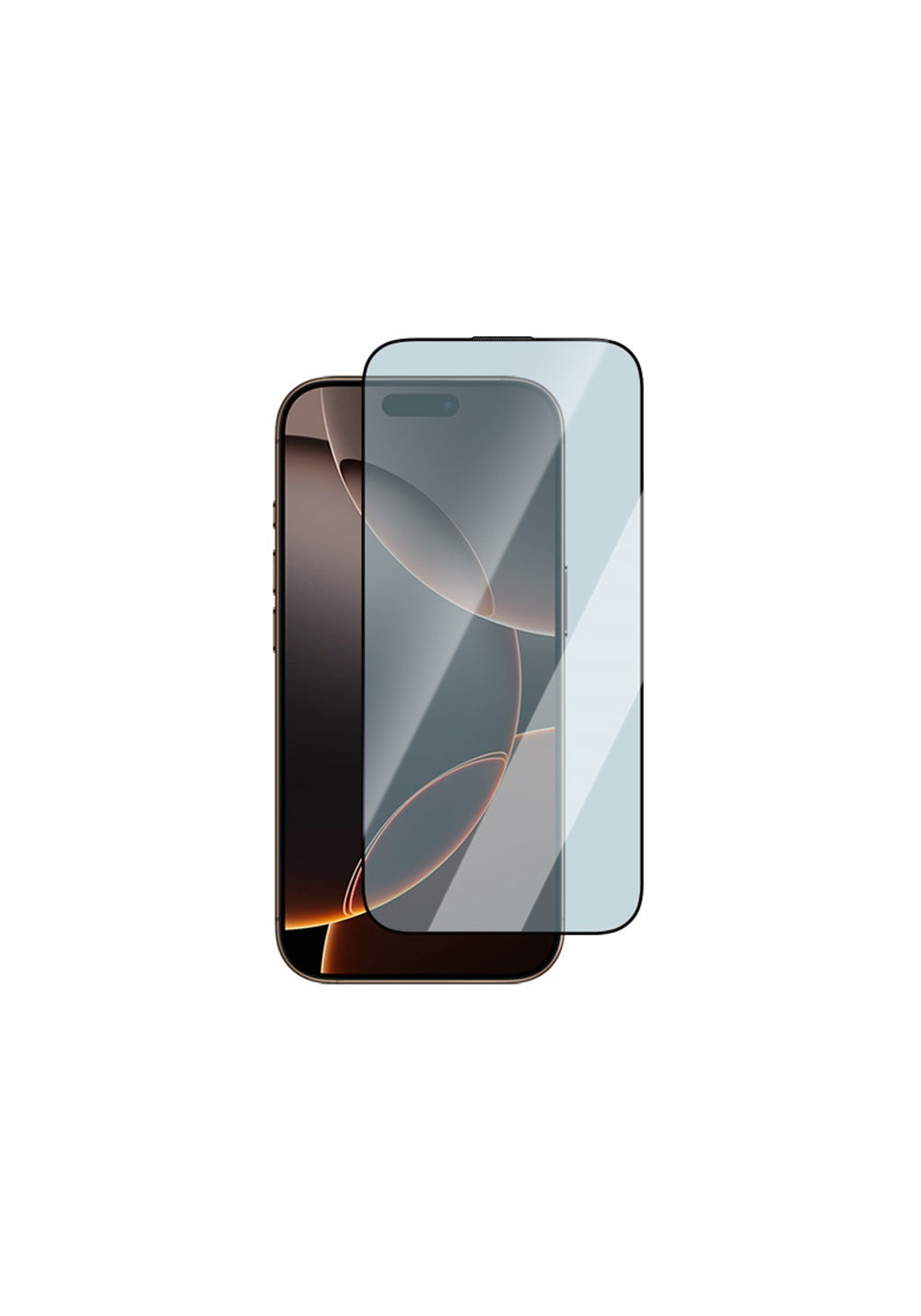 Apple iPhone 16 Pro CaseWorld 3D Eyesafe Mavi Işık Teknolojili 0.15mm Temperli Cam Ekran Koruyucu + Uygulama Aparatı