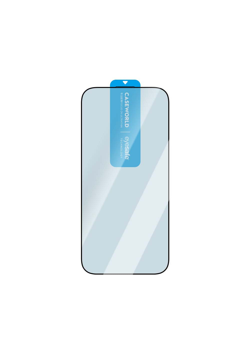 Apple iPhone 16 Pro CaseWorld 3D Eyesafe Mavi Işık Teknolojili 0.15mm Temperli Cam Ekran Koruyucu + Uygulama Aparatı
