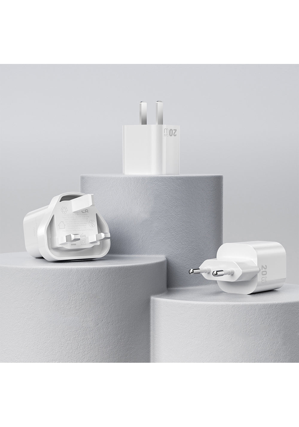 Wiwu Wi-G014 Cube Serisi GaN Tech PD Hızlı Şarj Özellikli Mini Şarj Başlığı 20W