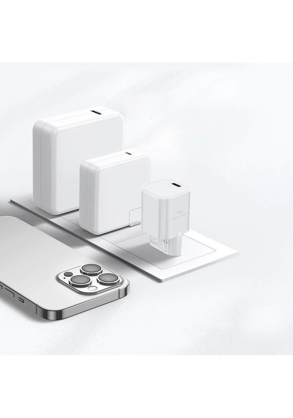 Wiwu Wi-G015 Cube Serisi GaN Tech PD Hızlı Şarj Özellikli Mini Şarj Başlığı 33W