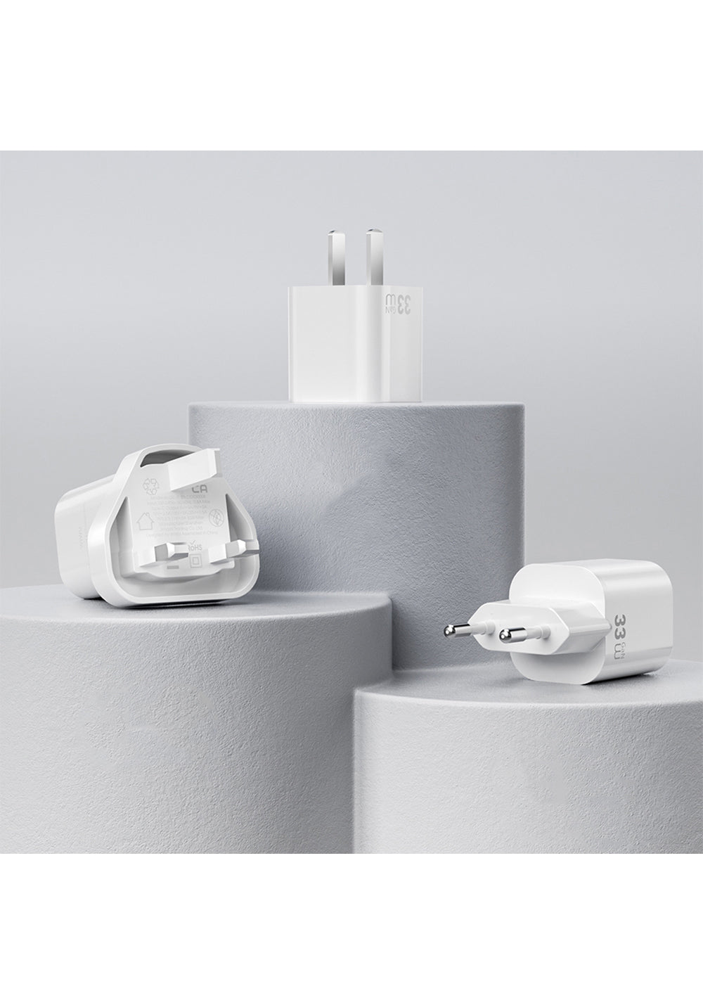 Wiwu Wi-G015 Cube Serisi GaN Tech PD Hızlı Şarj Özellikli Mini Şarj Başlığı 33W