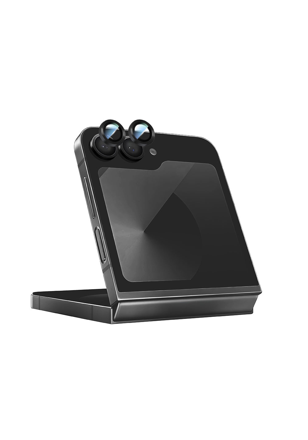 Galaxy Z Flip 6 CaseWorld Alloy Serisi Oleofobik Anti Reflective Kamera Lens Koruyucu