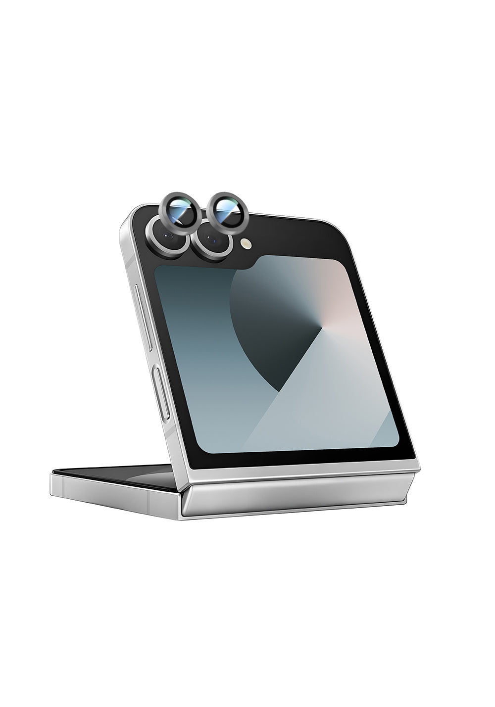 Galaxy Z Flip 6 CaseWorld Alloy Serisi Oleofobik Anti Reflective Kamera Lens Koruyucu