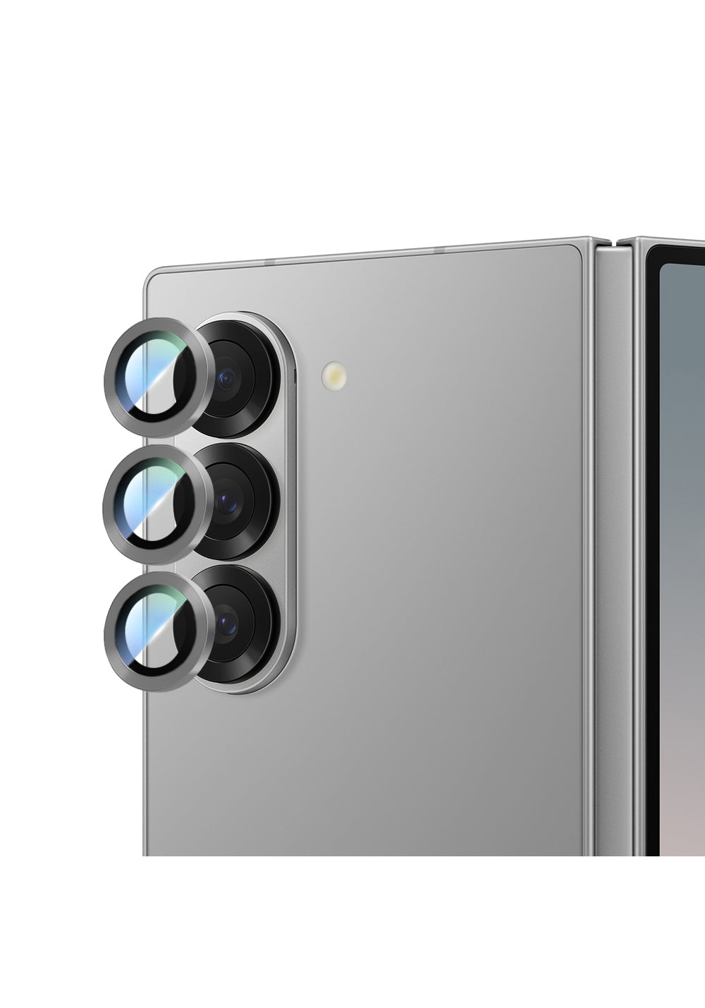 Galaxy Z Fold 6 CaseWorld Alloy Serisi Oleofobik Anti Reflective Kamera Lens Koruyucu