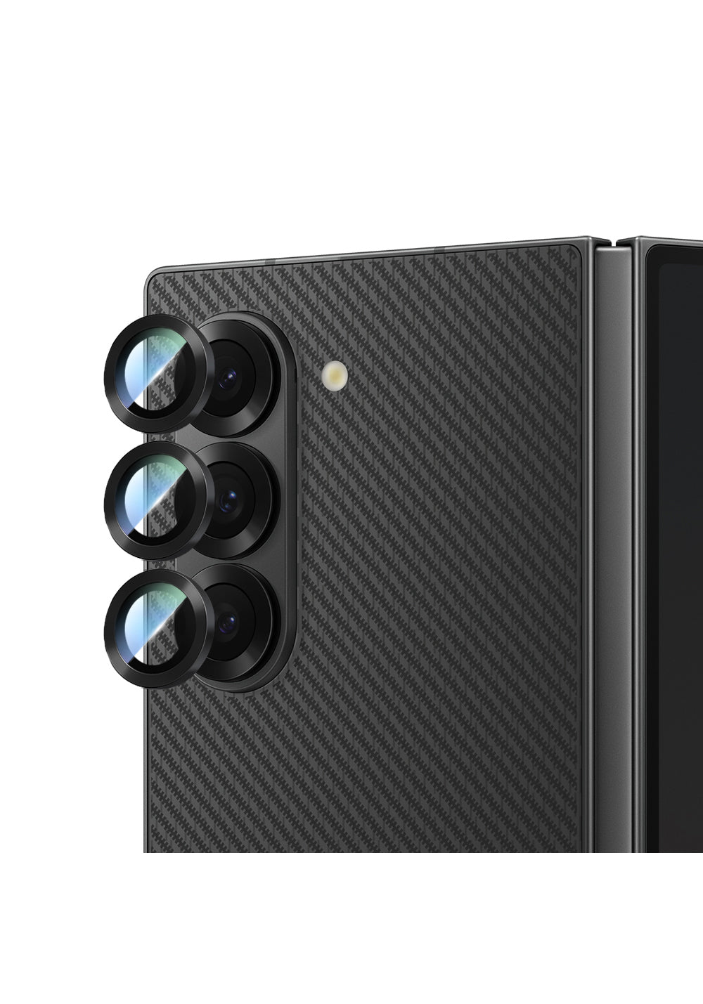 Galaxy Z Fold 6 CaseWorld Alloy Serisi Oleofobik Anti Reflective Kamera Lens Koruyucu