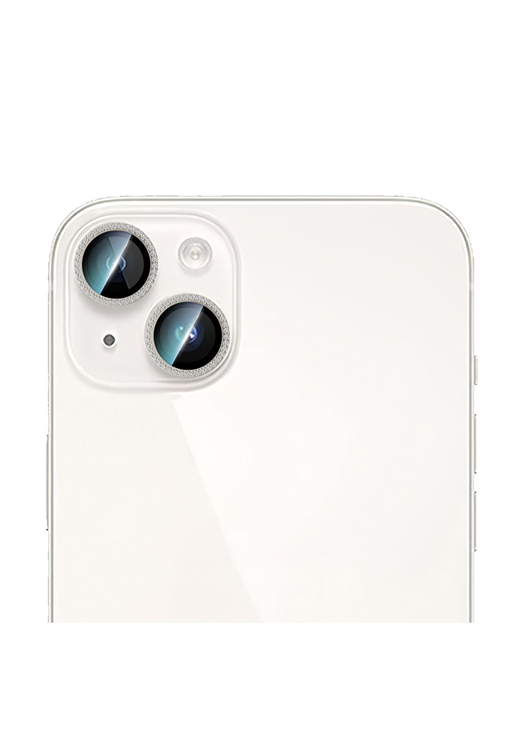 Apple iPhone 15 Plus CaseWorld Alloy Sparkling Diamond Serisi Taşlı Lens Koruyucu