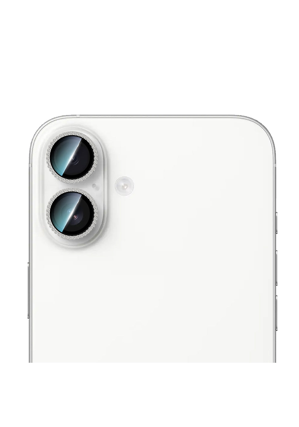 Apple iPhone 16 Plus CaseWorld Alloy Sparkling Diamond Serisi Taşlı Lens Koruyucu