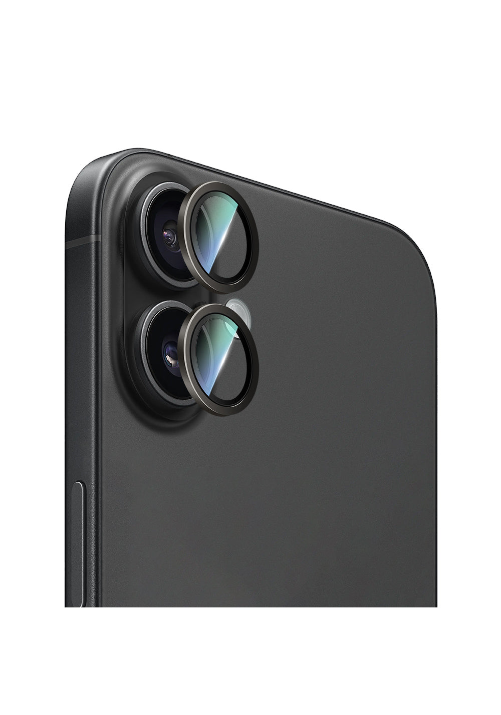 Apple iPhone 16 CaseWorld Alloy Two-Color Serisi Lens Koruyucu