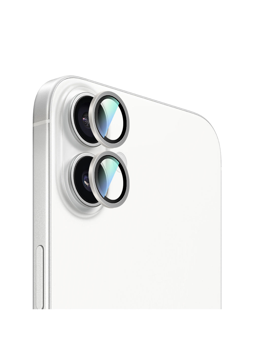Apple iPhone 16 CaseWorld Alloy Two-Color Serisi Lens Koruyucu