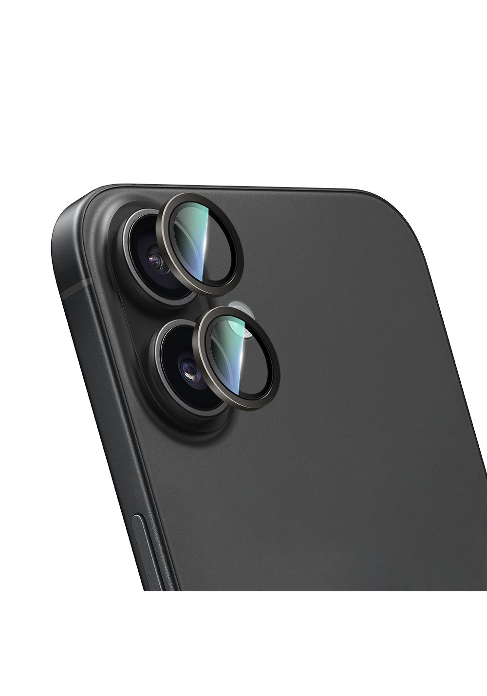 Apple iPhone 16 CaseWorld Alloy Two-Color Serisi Lens Koruyucu