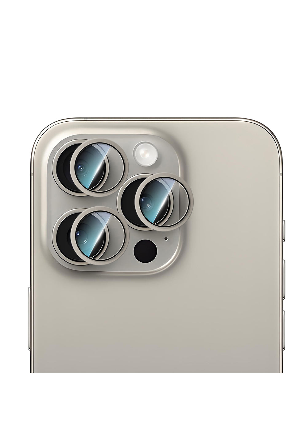 Apple iPhone 16 Pro Max CaseWorld Alloy Two-Color Serisi Lens Koruyucu