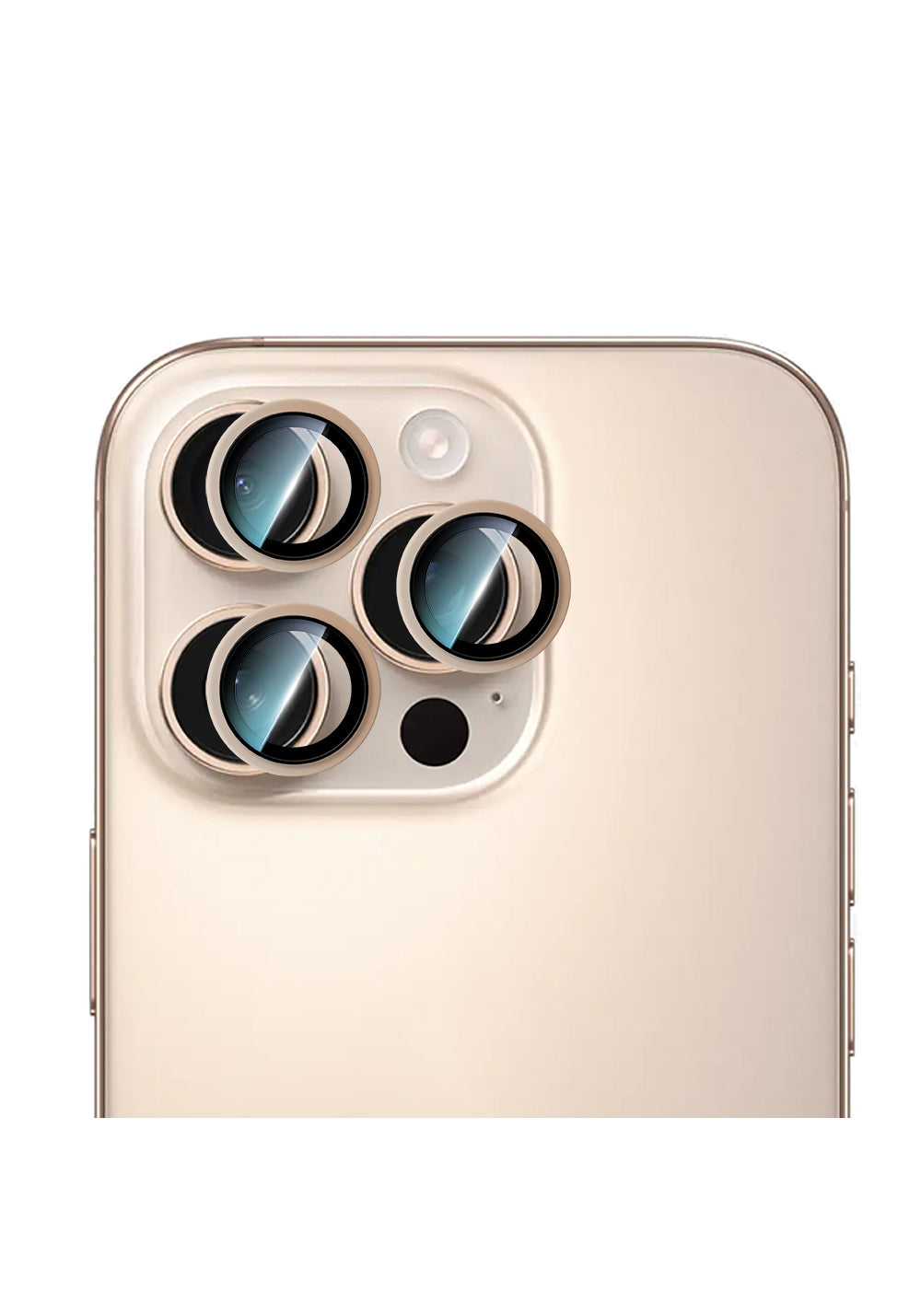 Apple iPhone 16 Pro Max CaseWorld Alloy Two-Color Serisi Lens Koruyucu