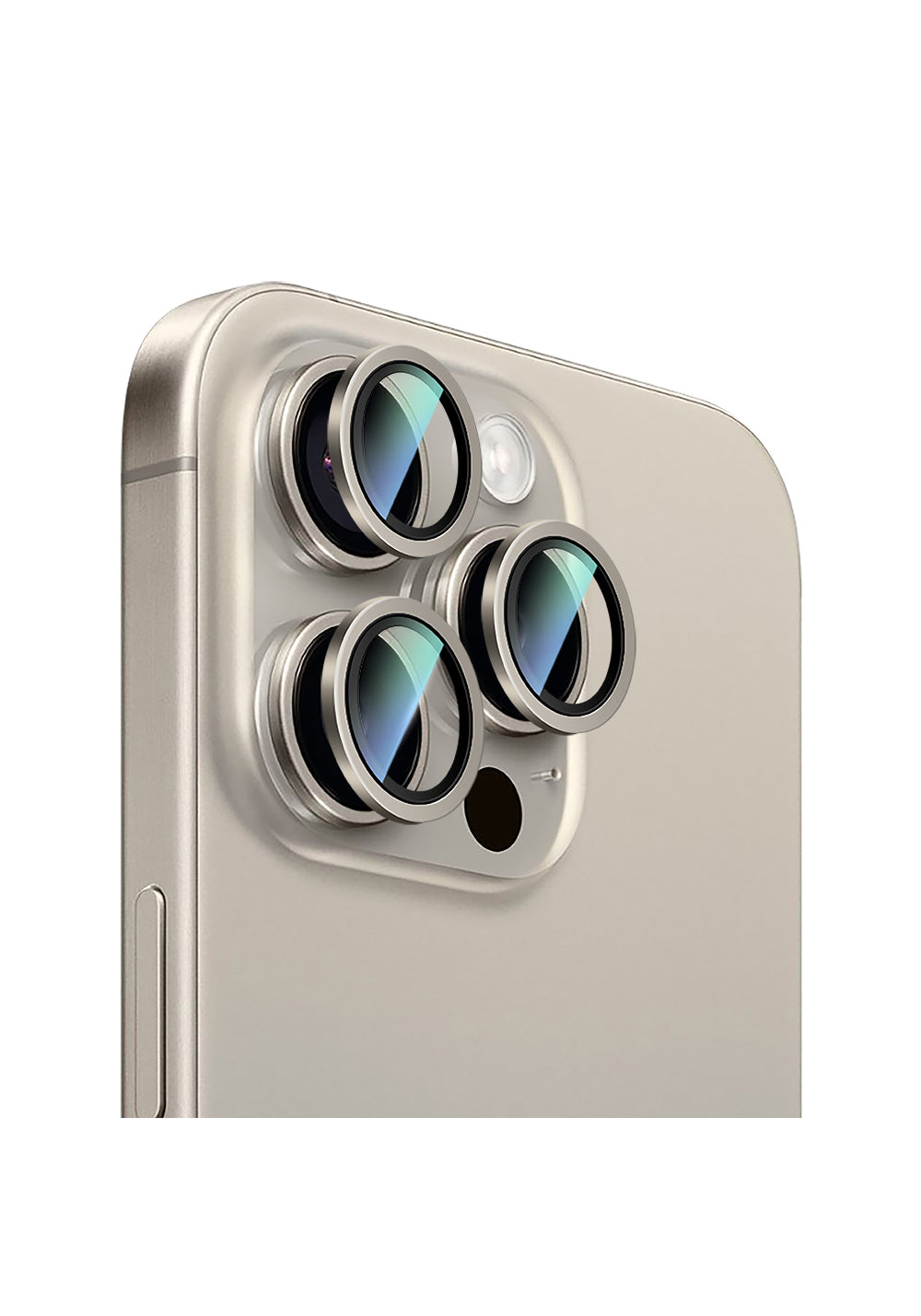 Apple iPhone 16 Pro Max CaseWorld Alloy Two-Color Serisi Lens Koruyucu