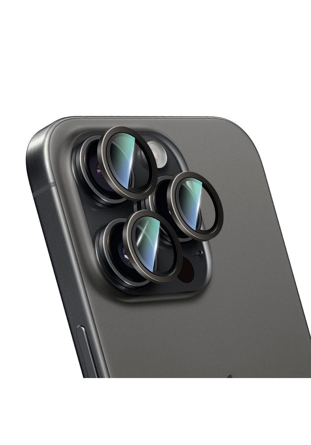 Apple iPhone 16 Pro Max CaseWorld Alloy Two-Color Serisi Lens Koruyucu