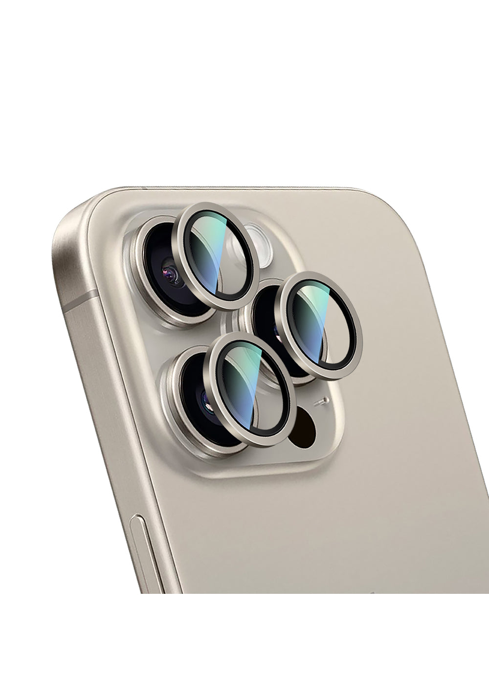 Apple iPhone 16 Pro Max CaseWorld Alloy Two-Color Serisi Lens Koruyucu
