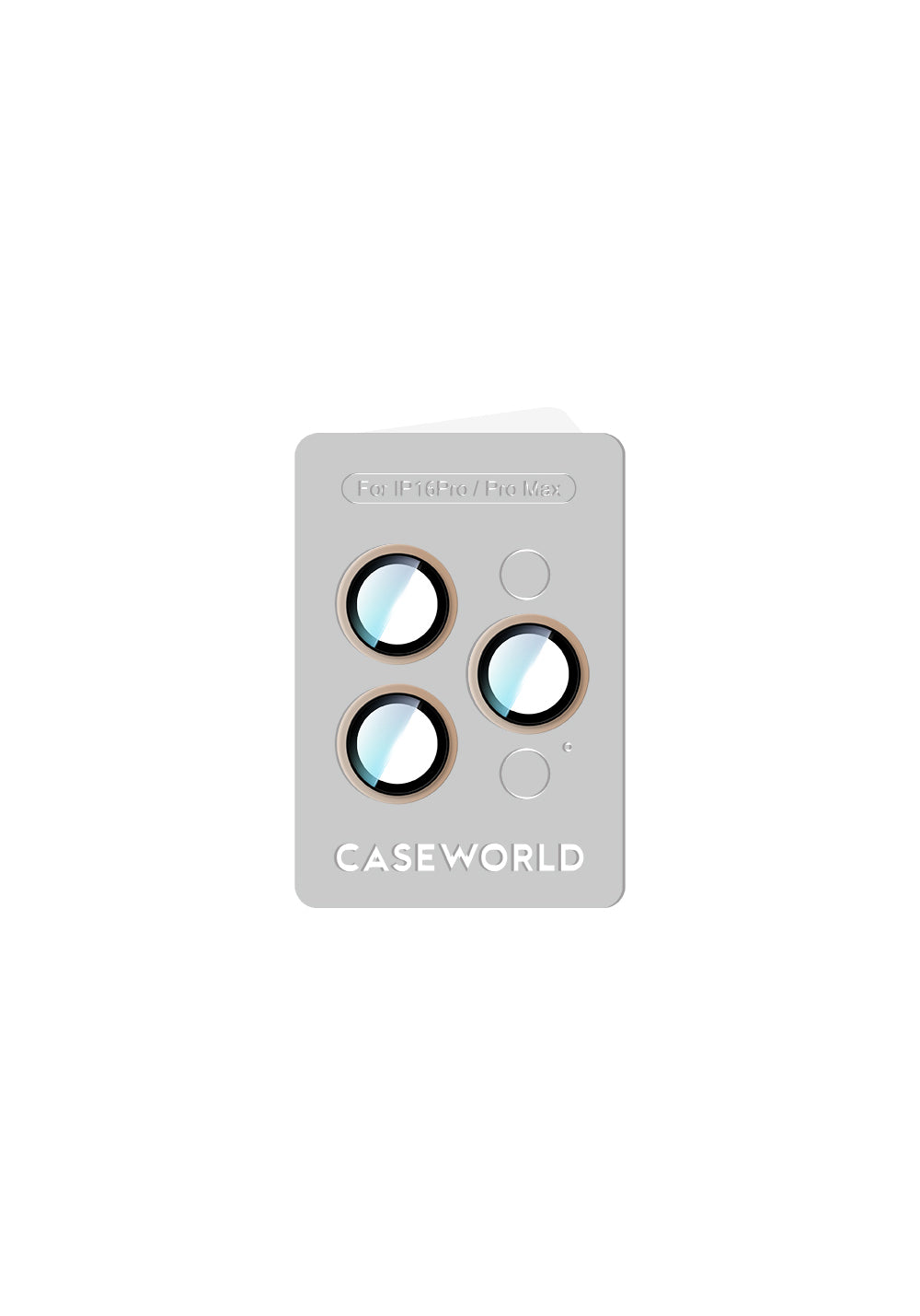 Apple iPhone 16 Pro Max CaseWorld Alloy Two-Color Serisi Lens Koruyucu
