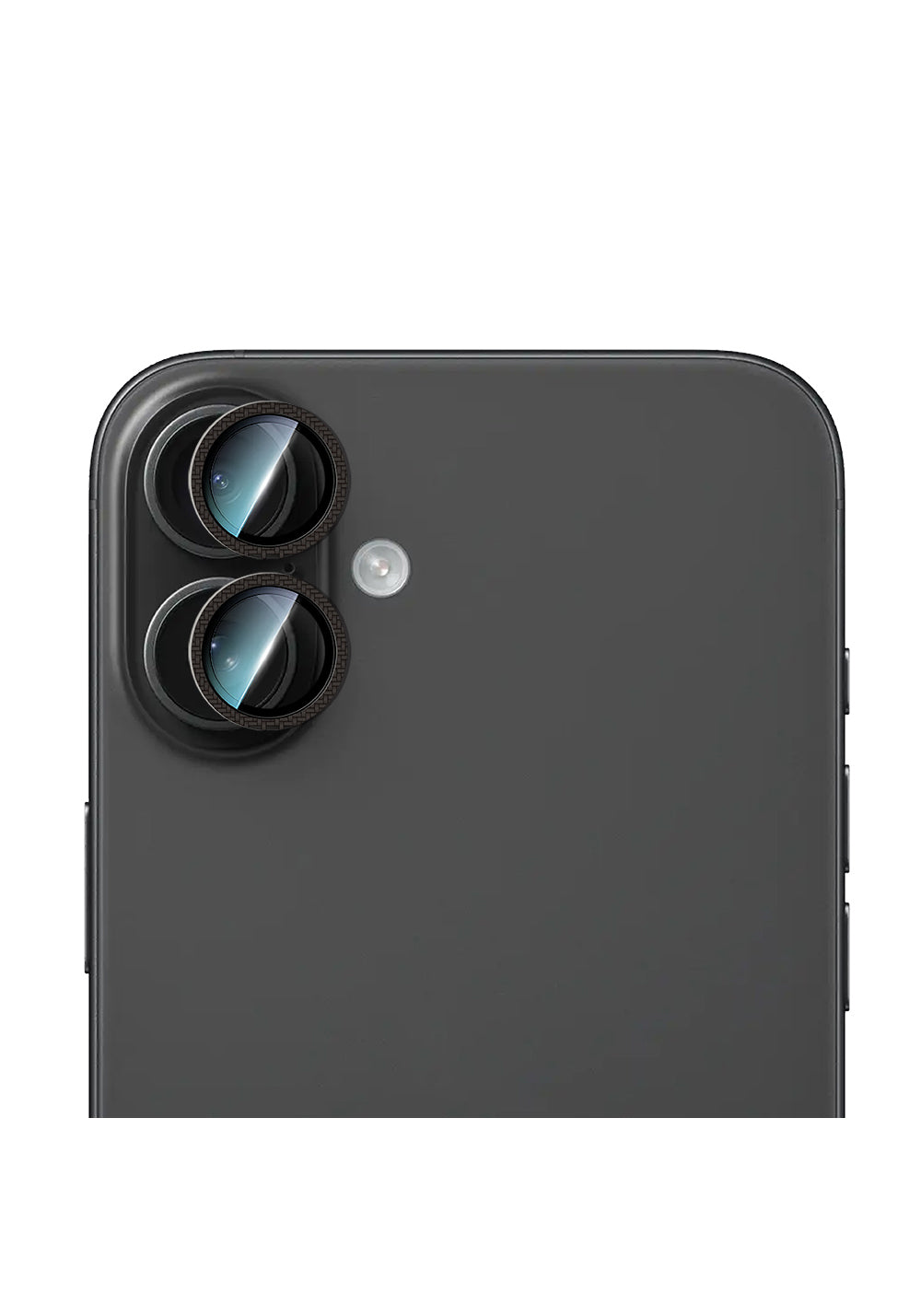 Apple iPhone 16 Plus CaseWorld Karbon Fiber Serisi Anti Reflective Ultra Clear Full Kamera Lens Koruyucu